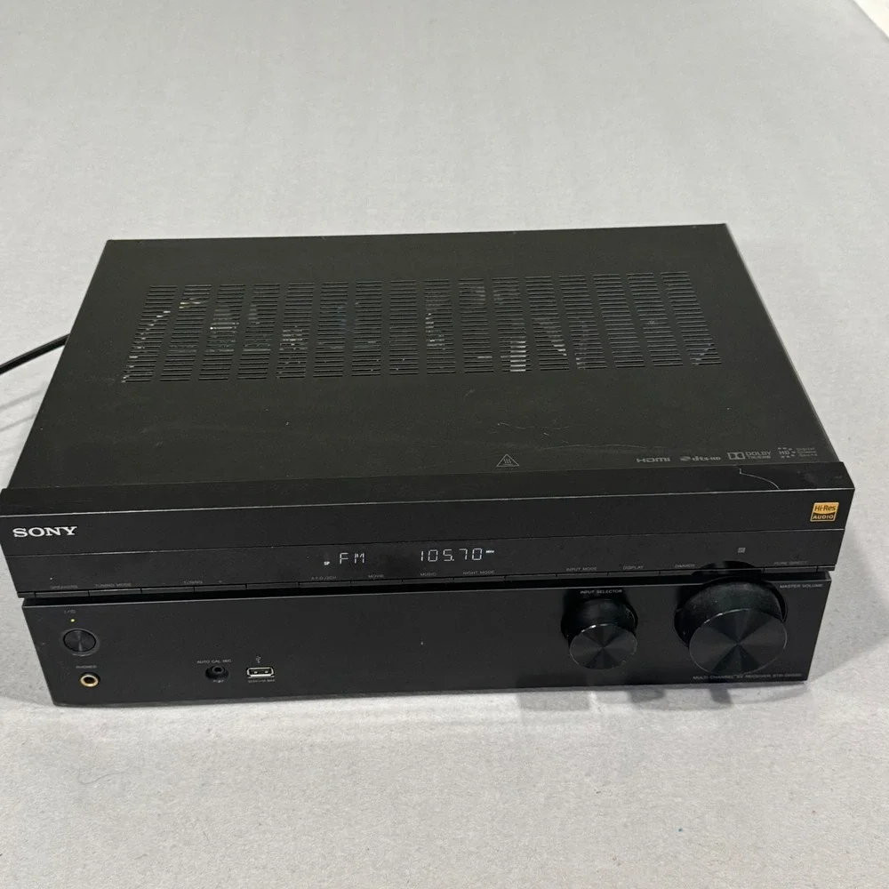 Sony STR-DH550 AV Receiver Home Theater Black 5.2 Channel 4K HDMI Hi-Res Audio
